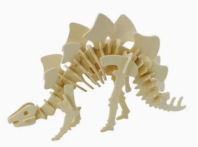 3-D Wooden Puzzle - Stegosaurus