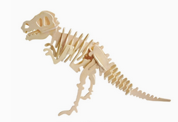 3-D Wooden Puzzle - T-Rex