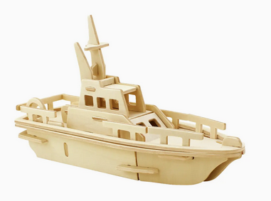 3-D Wooden Puzzle - Yacht