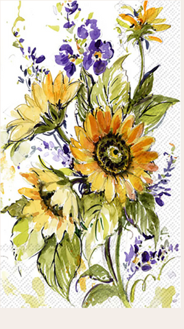 Guest Towels (paper) - Sunflower Bunch