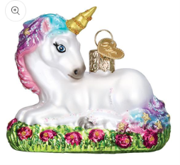 Baby Unicorn Ornament