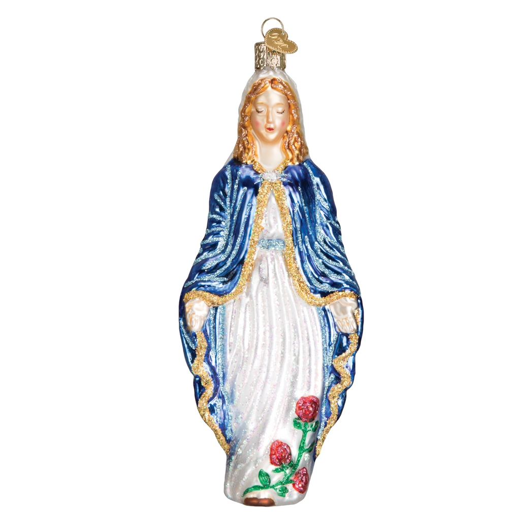 Virgin Mary Ornament Old World Christmas at its-ornamental.com