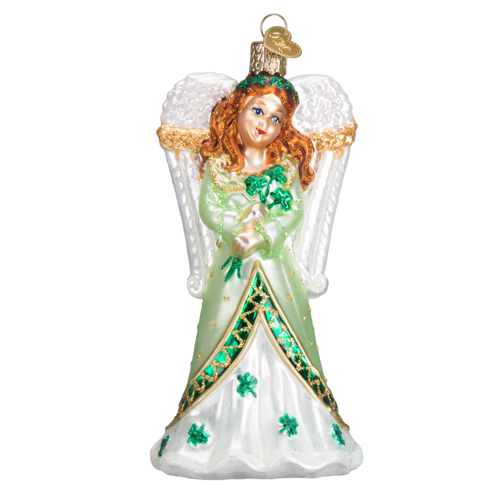 Irish Angel Ornament Old World Christmas at its-ornamental.com