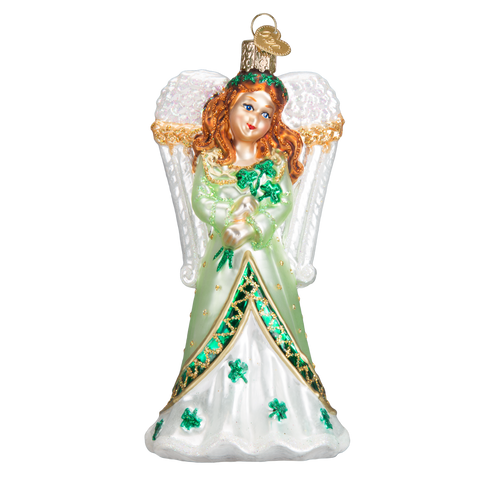 Irish Angel Ornament Old World Christmas at its-ornamental.com