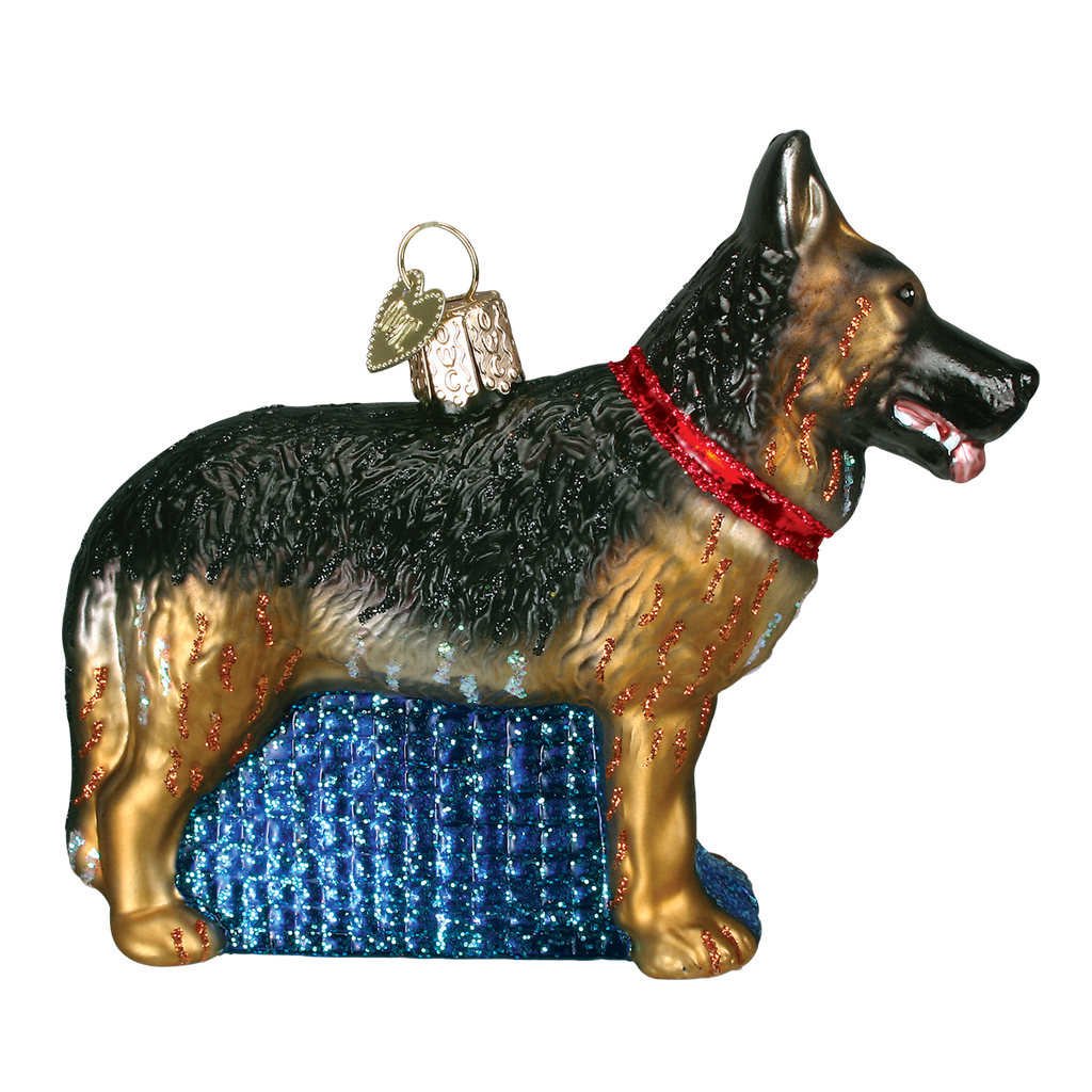 German Shepherd Ornament Old World Christmas at its-ornamental.com