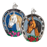 Winner (Horse in Horseshoe) Ornament Old World Christmas at its-ornamental.com