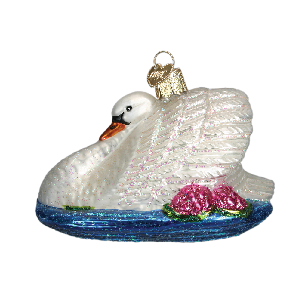 Monet's Swan Ornament Old World Christmas on its-ornamental.com