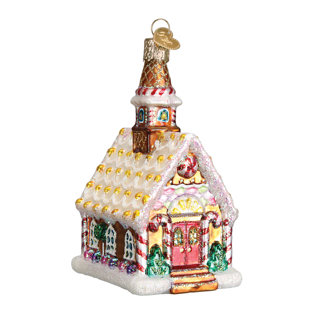 Gingerbread Church Ornament Old World Christmas on its-ornamental.com