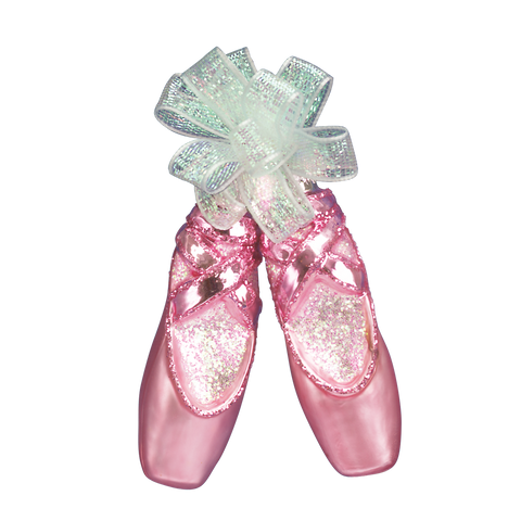 Pair of Ballet Slippers Ornament Old World Christmas on its-ornamental.com