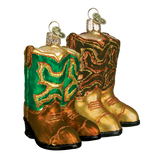 Pair of Cowboy Boots Ornament Old World Christmas on its-ornamental.com