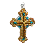 Jeweled Cross Ornament 3 Old World Christmas on its-ornamental.com