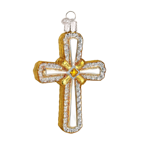 Holy Cross Ornament Old World Christmas on its-ornamental.com