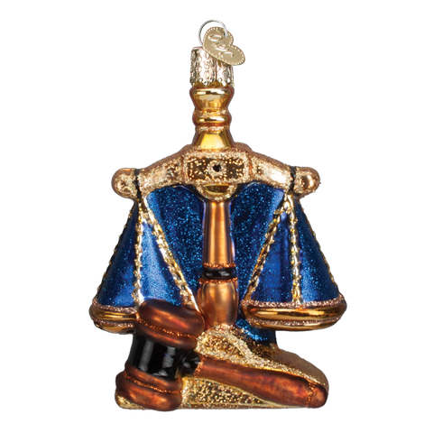 Scales of Justice Ornament Old World Christmas on its-ornamental.com