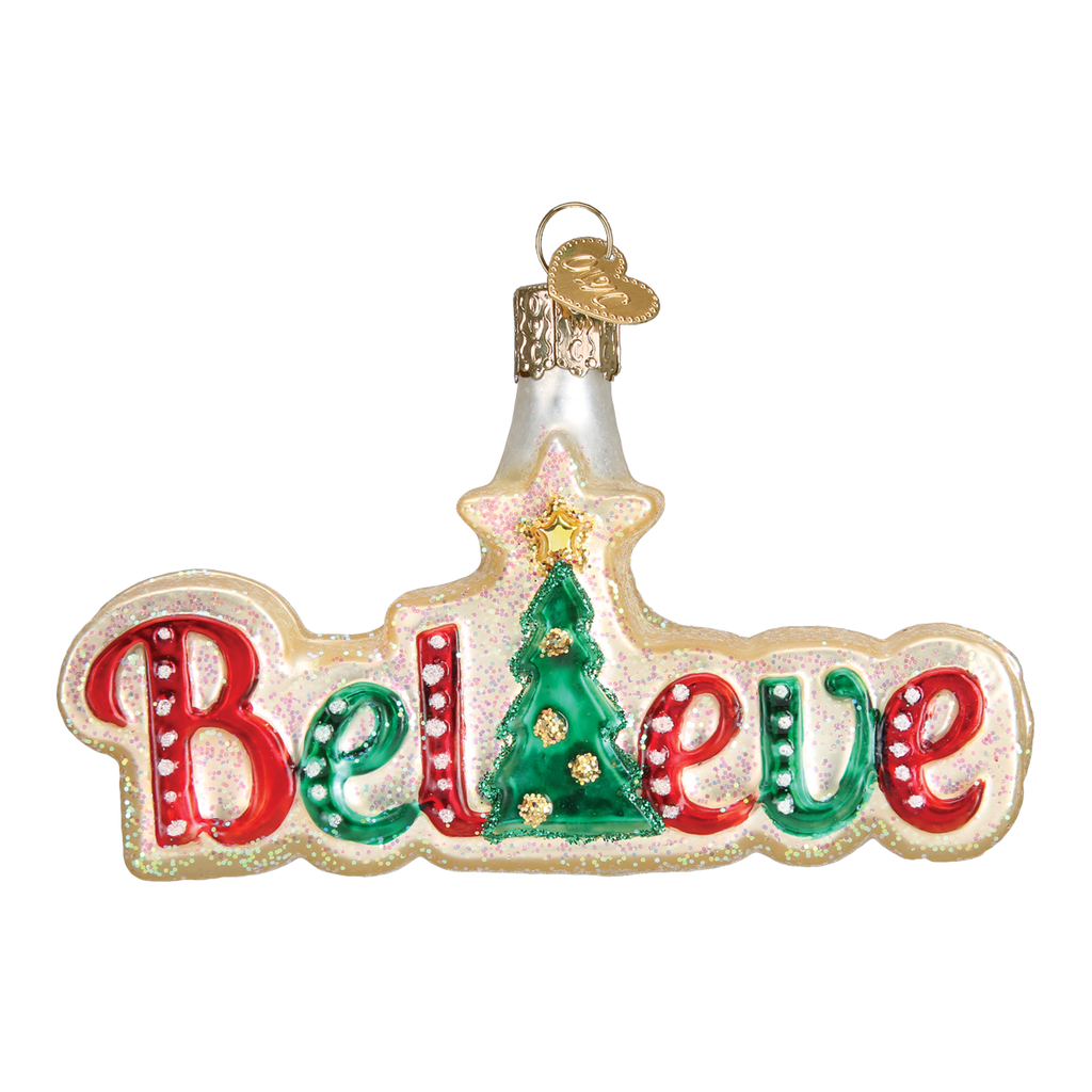 Believe Ornament Old World Christmas on its-ornamental.com