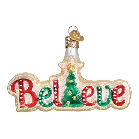 Believe Ornament Old World Christmas on its-ornamental.com