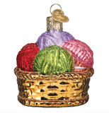 Basket of Yarn Ornament