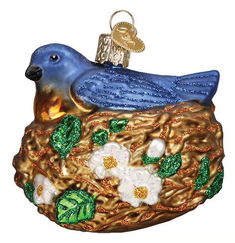 Bird in Nest Ornament
