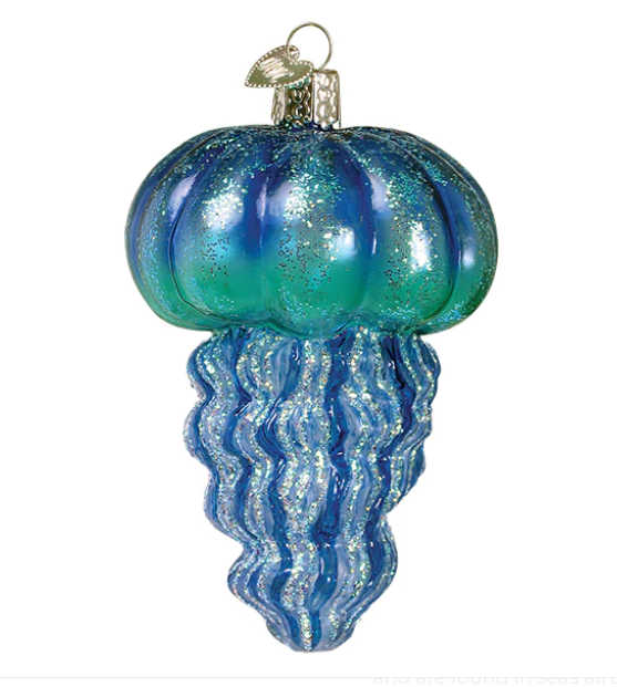 Blue Jellyfish Ornament