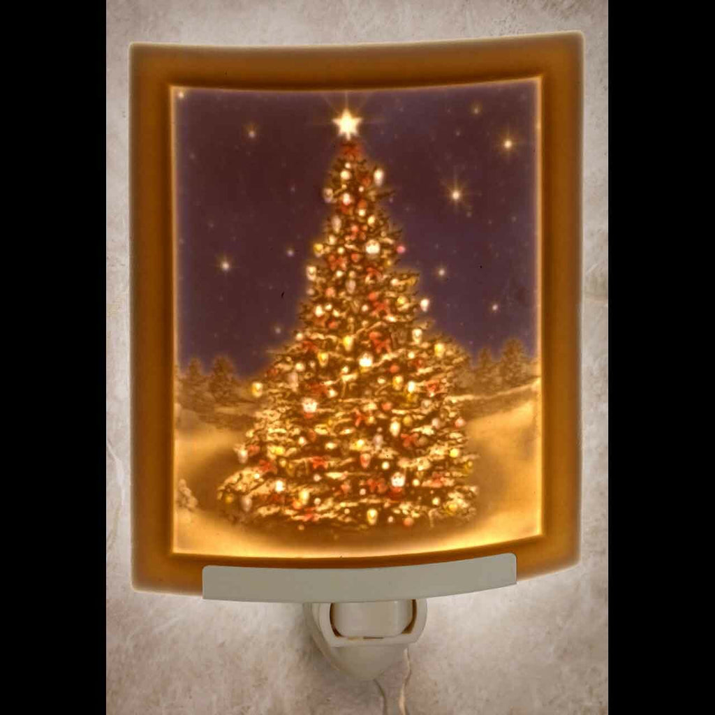 Lithophane Colored Night Light - Christmas Tree