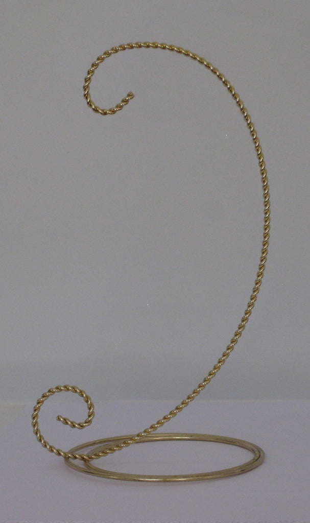 Display Stand 1-Hook Gold Twisted Wire on its-ornamental.com