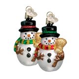 Miniature Mr. Snowy Snowman Ornament