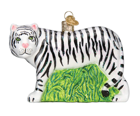 Tiger (White) Ornament